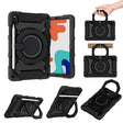 For Huawei MatePad 10.4 Armor Contrast Color Silicone + PC Tablet Case(Black) - Huawei by PMC TechLife | Online Shopping South Africa | PMC TechLife | Buy Now Pay Later Mobicred