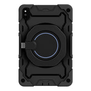 For Huawei MatePad 10.4 Armor Contrast Color Silicone + PC Tablet Case(Black)