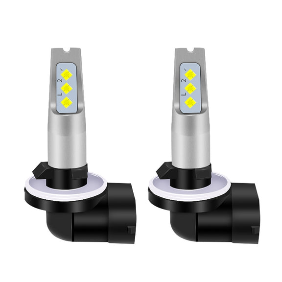 1 Pair 881 DC 12V-24V 12W 1800LM Car LED Fog Light(White Light)