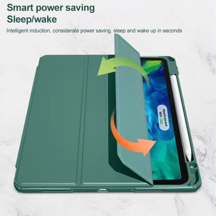 Mutural Pinyue Series Smart Leather Tablet Case For iPad 9.7 2018 / 2017(Green)