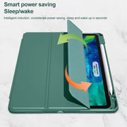 Mutural Pinyue Series Smart Leather Tablet Case For iPad 9.7 2018 / 2017(Mint Green)