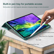 Mutural Pinyue Series Smart Leather Tablet Case For iPad 9.7 2018 / 2017(Green)