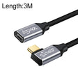 3m 10Gbps USB-C / Type-C Female to Male Elbow Charging Data Transmission Extension Cable - Cable & Adapters by PMC TechLife | Online Shopping South Africa | PMC TechLife | Buy Now Pay Later Mobicred