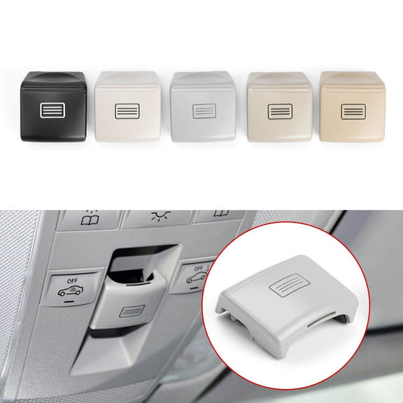 Car Sunroof Window Switch Button for Mercedes-Benz W204 / W212, Left Driving(Black)
