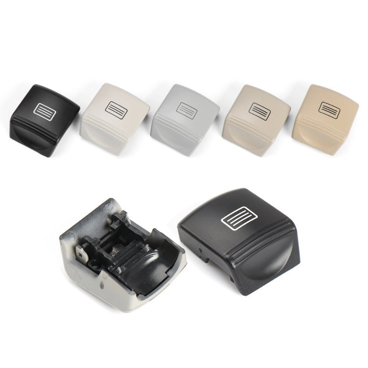 Car Sunroof Window Switch Button for Mercedes-Benz W204 / W212, Left Driving(Deerskin Beige)
