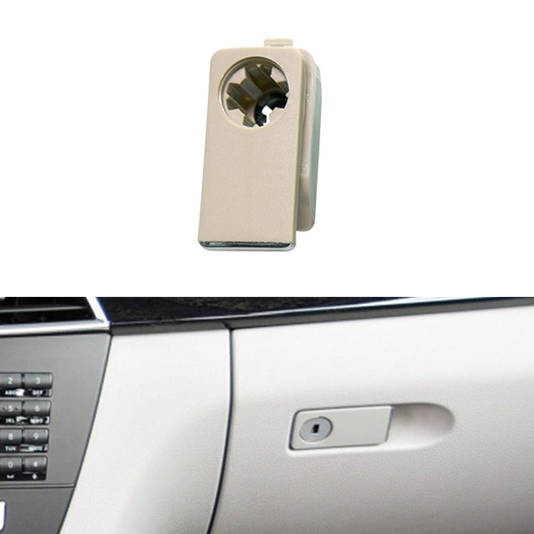 Car Glove Box Handle Switch for Mercedes-Benz W212 2008-2014, Left Driving(Mercerized Beige)