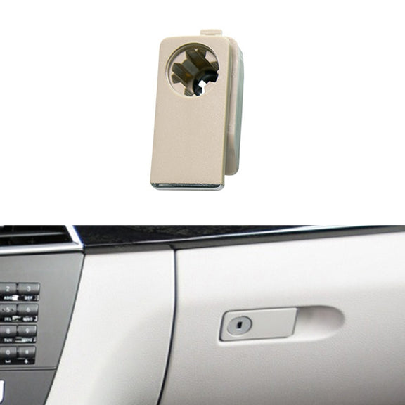 Car Glove Box Handle Switch for Mercedes-Benz W212 2008-2014, Left Driving(Mercerized Beige)