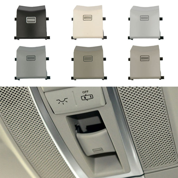 Car Dome Light Button Sunroof Window Switch Button for Mercedes-Benz W166 / W292 2012-, Left Driving, Style:Convex(Grey)