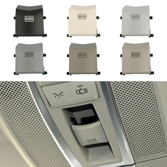 Car Dome Light Button Sunroof Window Switch Button for Mercedes-Benz W166 / W292 2012-, Left Driving, Style:Convex(Beige)