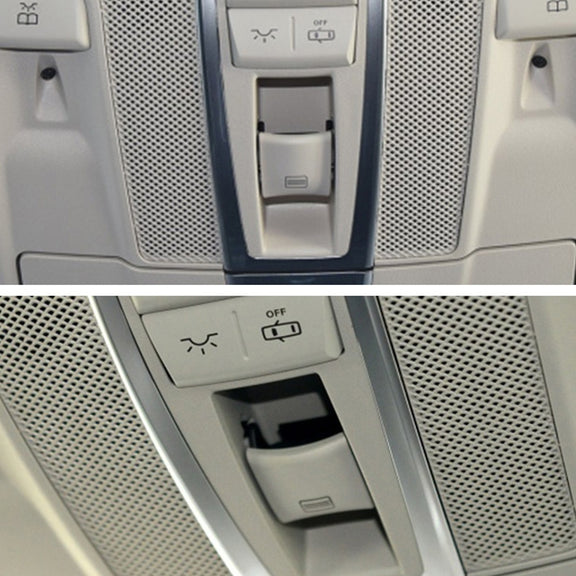 Car Dome Light Button Sunroof Window Switch Button for Mercedes-Benz W166 / W292 2012-, Left Driving, Style:Convex(Beige)