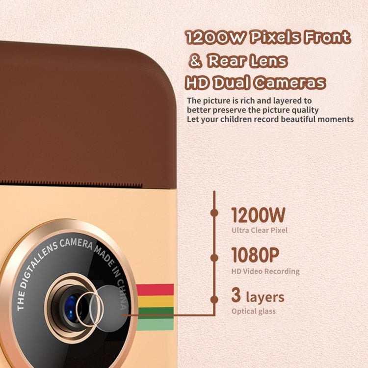 No Memory Card CP08 2.4 inch IPS HD Screen Children Instant Camera