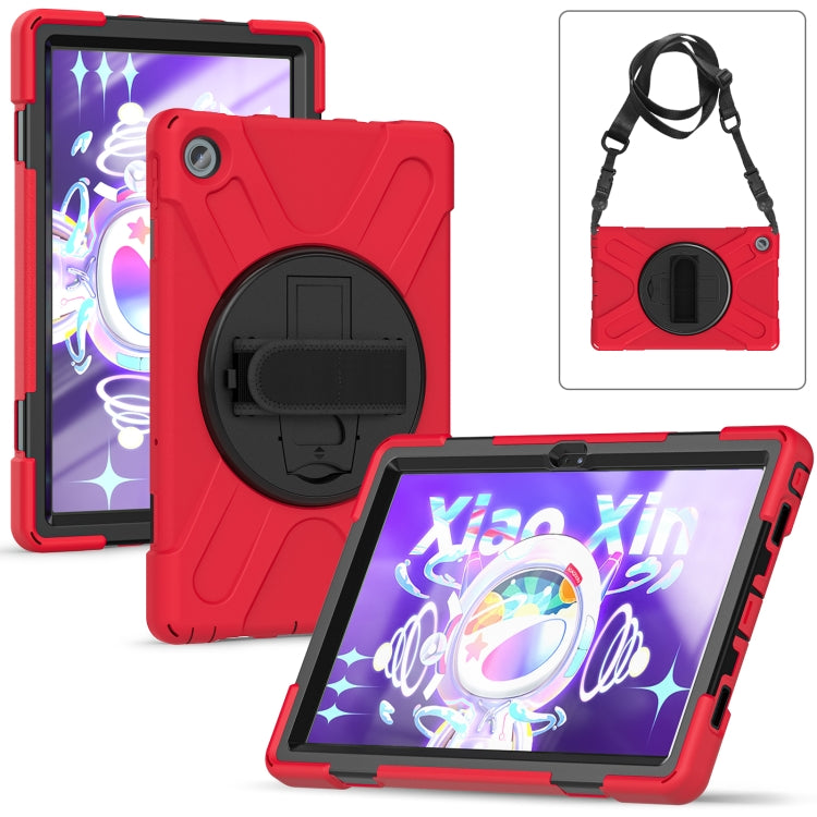 For Lenovo Tab M10 Plus 10.6 3rd Gen 2022 Silicone + PC Protective Tablet Case(Red)