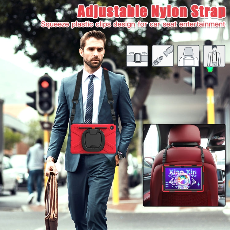 For Lenovo Tab M10 Plus 10.6 3rd Gen 2022 Silicone + PC Protective Tablet Case(Red)