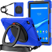 For Lenovo Tab M10 Plus 10.6 3rd Gen 2022 Silicone + PC Protective Tablet Case(Blue)