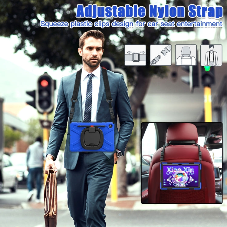 For Lenovo Tab M10 Plus 10.6 3rd Gen 2022 Silicone + PC Protective Tablet Case(Blue)