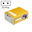 T300 25ANSI LED Portable Home Multimedia Game Projector, Plug Type:EU Plug(Yellow) - LED Projector by PMC TechLife | Online Shopping South Africa | PMC TechLife | Buy Now Pay Later Mobicred