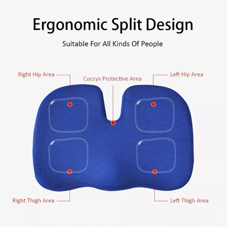 Soft U-shaped cushion Ergonomic Seat, Model:Mesh Style(Black)