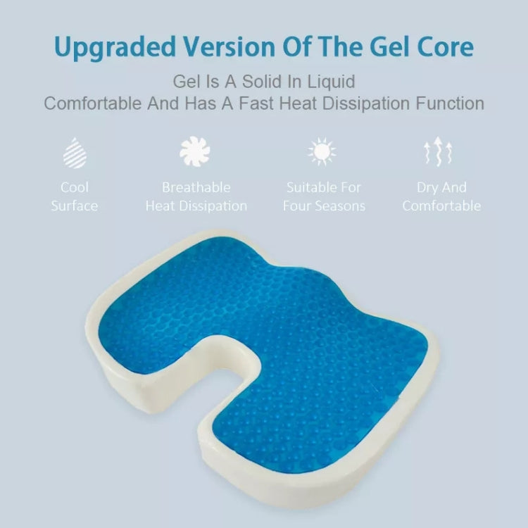 Soft U-shaped cushion Ergonomic Seat, Model:Mesh Style(Black)