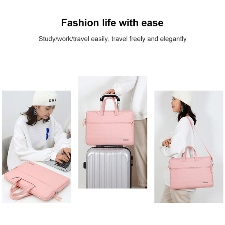Handbag Laptop Bag Inner Bag with Shoulder Strap, Size:13.3 inch(Dark Grey)