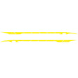 2 PCS/Set D-178 Waistline Pattern Car Modified Decorative Sticker(Yellow) - free shipping - PMC Jewellery - Order now!