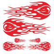 D-451 Car Modified Side Door Front Rear Bumpers Rearview Mirror Decorative Sticker(Red) - Decorative Sticker by PMC TechLife | Online Shopping South Africa | PMC TechLife | Buy Now Pay Later Mobicred