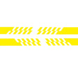 2 PCS/Set D-487 Stripe Pattern Car Modified Decorative Sticker(Yellow) - Decorative Sticker by PMC Jewellery | Online Shopping South Africa | PMC Jewellery | Buy Now Pay Later Mobicred