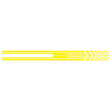 D-730 Stripe Pattern Car Modified Decorative Sticker(Yellow) - Decorative Sticker by PMC Jewellery | Online Shopping South Africa | PMC Jewellery | Buy Now Pay Later Mobicred