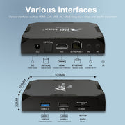 X96 Max+ Ultra 4GB+64GB Amlogic S905X4 8K Smart TV BOX Android 11.0 Media Player, Plug Type:UK Plug