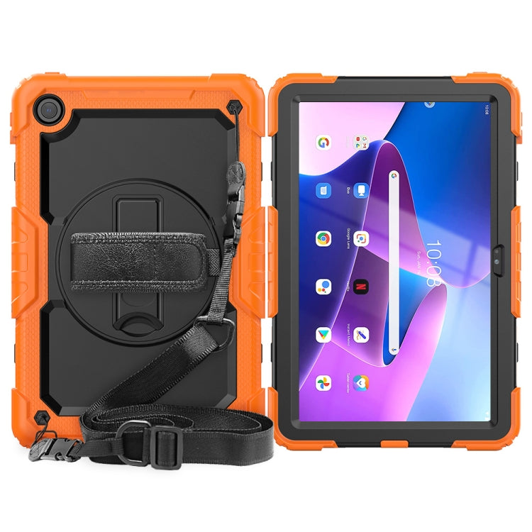 For Lenovo Tab M10 Plus 10.6 3rd Gen 2022 Silicone + PC Tablet Case(Orange)