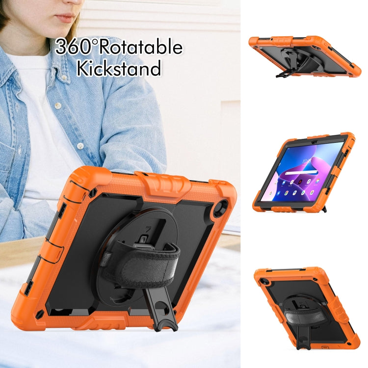 For Lenovo Tab M10 Plus 10.6 3rd Gen 2022 Silicone + PC Tablet Case(Orange)