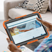 For Lenovo Tab M10 Plus 10.6 3rd Gen 2022 Silicone + PC Tablet Case(Orange)