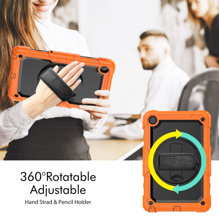 For Lenovo Tab M10 Plus 10.6 3rd Gen 2022 Silicone + PC Tablet Case(Orange)