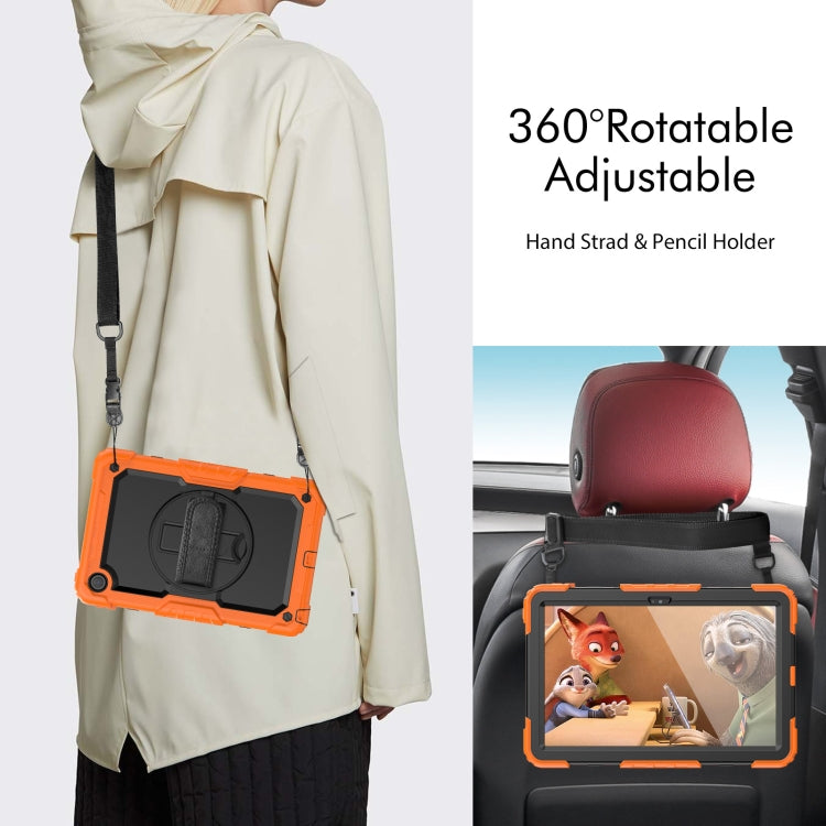 For Lenovo Tab M10 Plus 10.6 3rd Gen 2022 Silicone + PC Tablet Case(Orange)