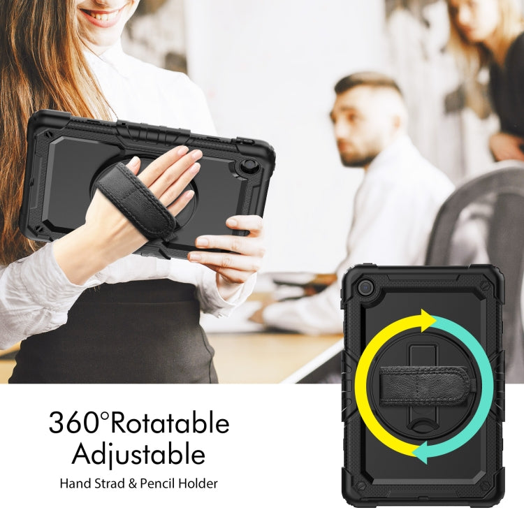 For Lenovo Tab M10 Plus 10.6 3rd Gen 2022 Silicone + PC Tablet Case(Black)