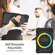 For Lenovo Tab M10 Plus 10.6 3rd Gen 2022 Silicone + PC Tablet Case(Black)