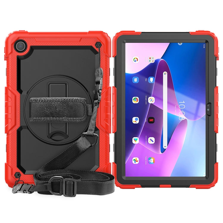 For Lenovo Tab M10 Plus 10.6 3rd Gen 2022 Silicone + PC Tablet Case(Red)