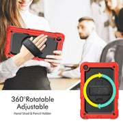 For Lenovo Tab M10 Plus 10.6 3rd Gen 2022 Silicone + PC Tablet Case(Red)