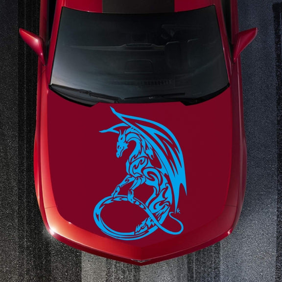 D-931 Pterosaur Pattern Car Modified Decorative Sticker(Blue)