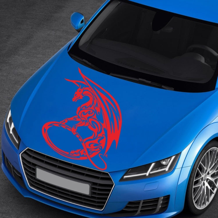 D-931 Pterosaur Pattern Car Modified Decorative Sticker(Red)
