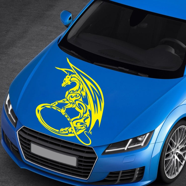 D-931 Pterosaur Pattern Car Modified Decorative Sticker(Yellow)