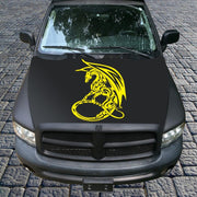 D-931 Pterosaur Pattern Car Modified Decorative Sticker(Yellow)