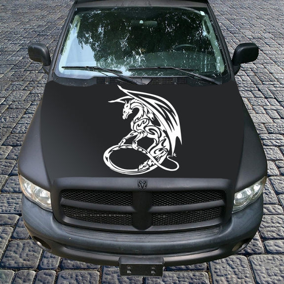 D-931 Pterosaur Pattern Car Modified Decorative Sticker(White)