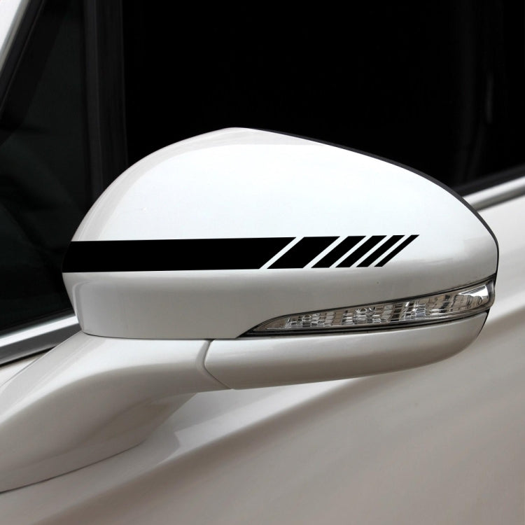 D-936 Stripe Pattern Car Modified Decorative Sticker(Black)