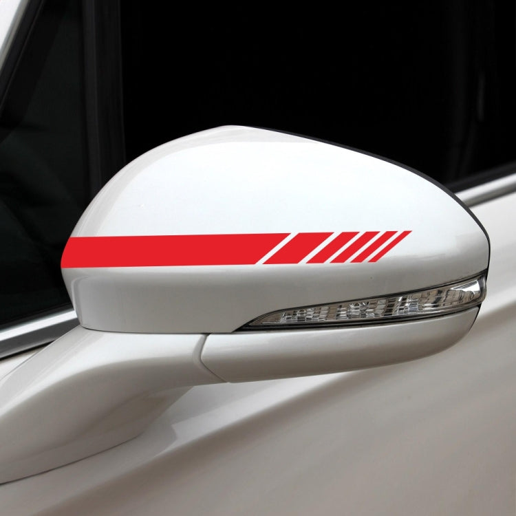 D-936 Stripe Pattern Car Modified Decorative Sticker(Red)