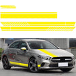 D-936 Stripe Pattern Car Modified Decorative Sticker(Yellow) - free shipping - PMC Jewellery - Order now!
