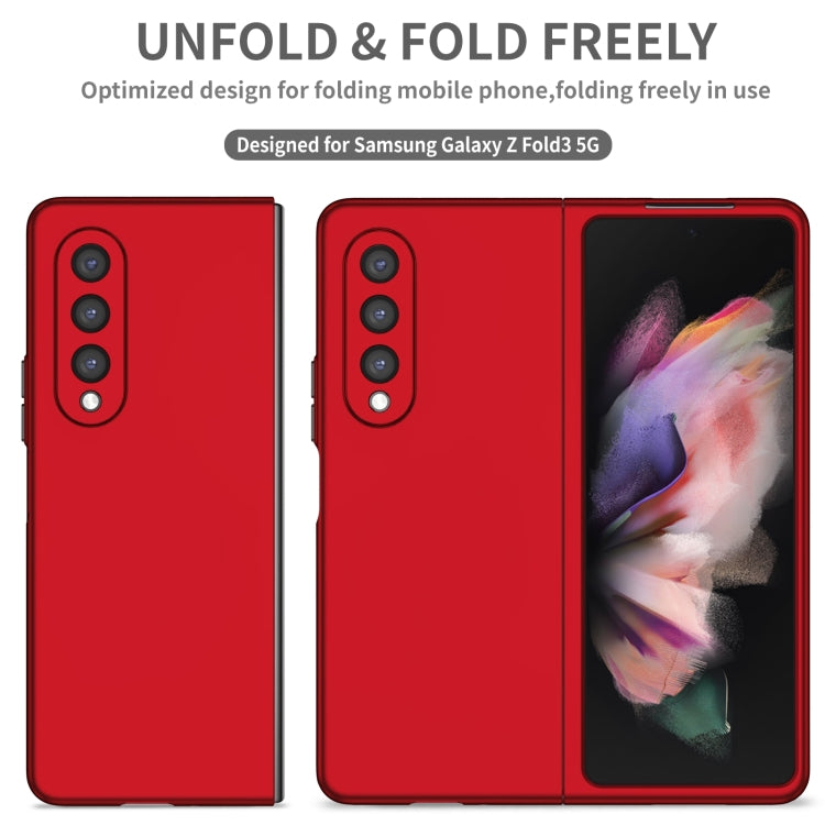 For Samsung Galaxy Z Fold4 Armor Foldable Phone Case(Red)
