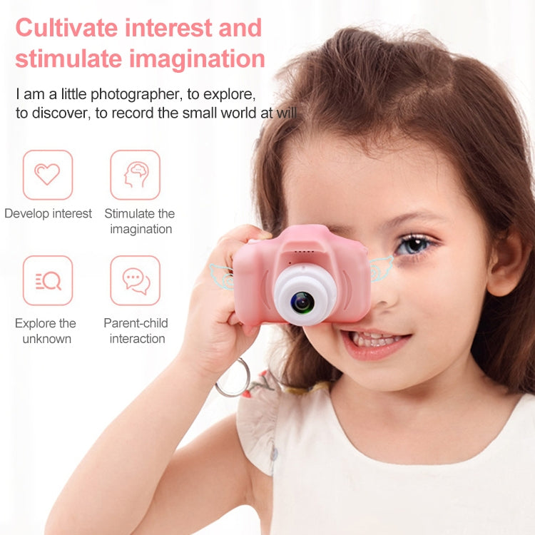 X2S 2.0 Inch LCD Screen Mini Children Camera Digital Camera, Resolution:HD Dual camera(Green)