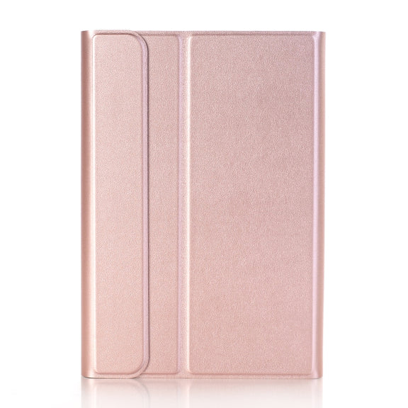 A290 For Galaxy Tab A 8.0 T290 / T295 (2019) Detachable Bluetooth Keyboard Leather Tablet Case with Stand Function(Rose Gold)