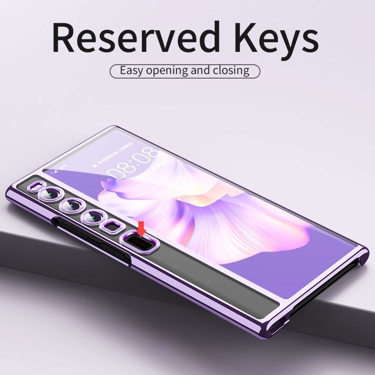 For Huawei Mate Xs 2 TPU Electroplating Full Coverage Protective Phone Case(Silver)