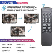 BT100 4K 60Hz 1080P 2 x 2 TV Wall Controller, Plug Type:AU Plug(Black)